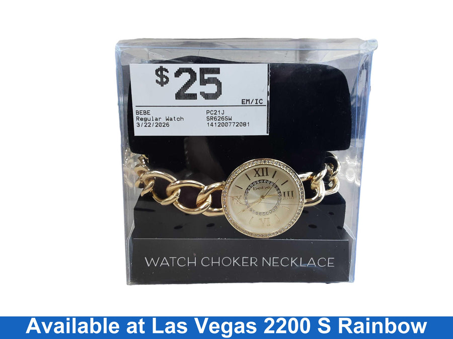 Bebe Pc21j Gold Regular Watch