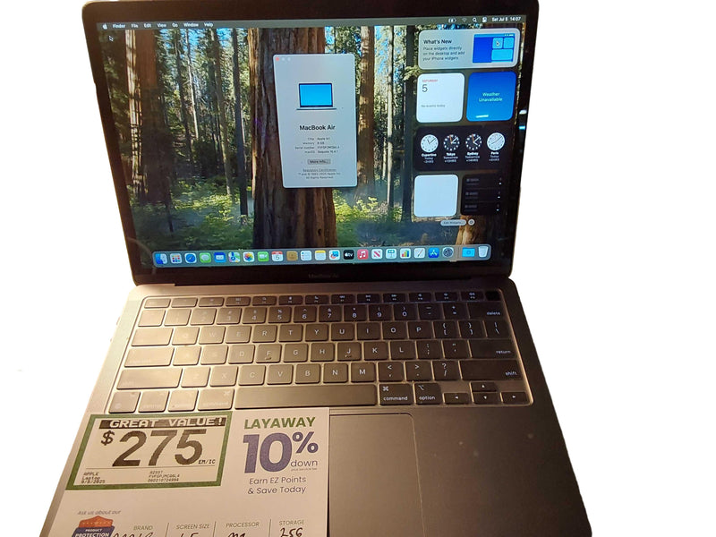 Apple A2337 Apple M1 8 Gb 256 Gb Gray Laptop