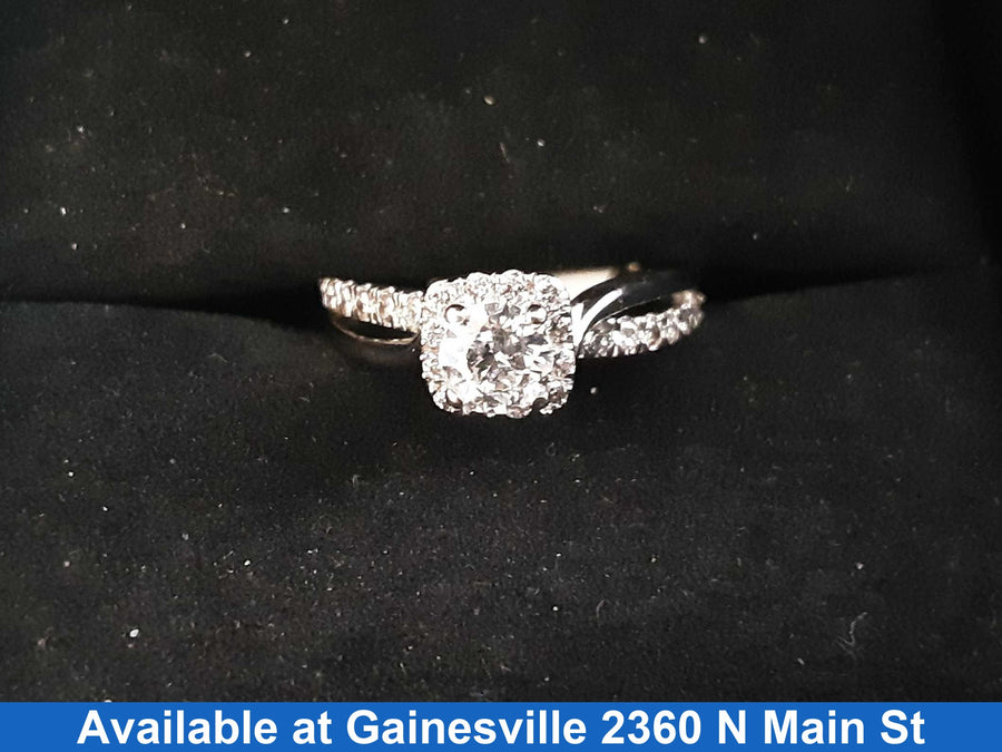 Ring - Engagement Set - Yellow Gold 14k (.585) 2.9 grams Size 5.5