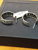 James Avery Hoop Earring Silver 6.3 Grams