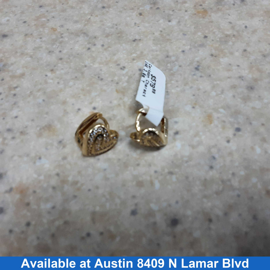 Earrings - Yellow Gold 14k (.585) 3.6 grams