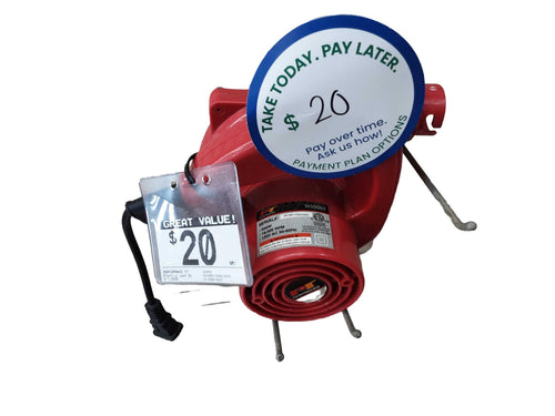 Performance Tool W50063 Red Corded Leaf Blower