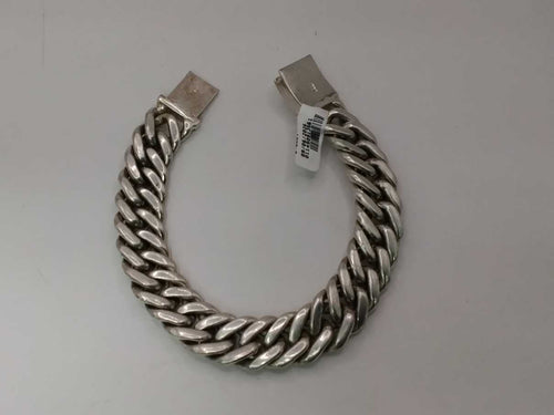 Cuban Link Bracelet - Silver 111.8 grams 6 inch