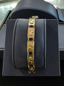 Bracelet - Tricolor Gold 14k (.585) 12.9 grams 7 inch