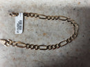Figaro Bracelet - Yellow Gold 10k (.417) 8.4 grams 9 inch