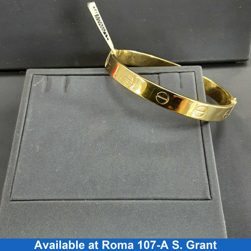 Bangle Bracelet - Yellow Gold 14k (.585) 12.3 grams 6 inch