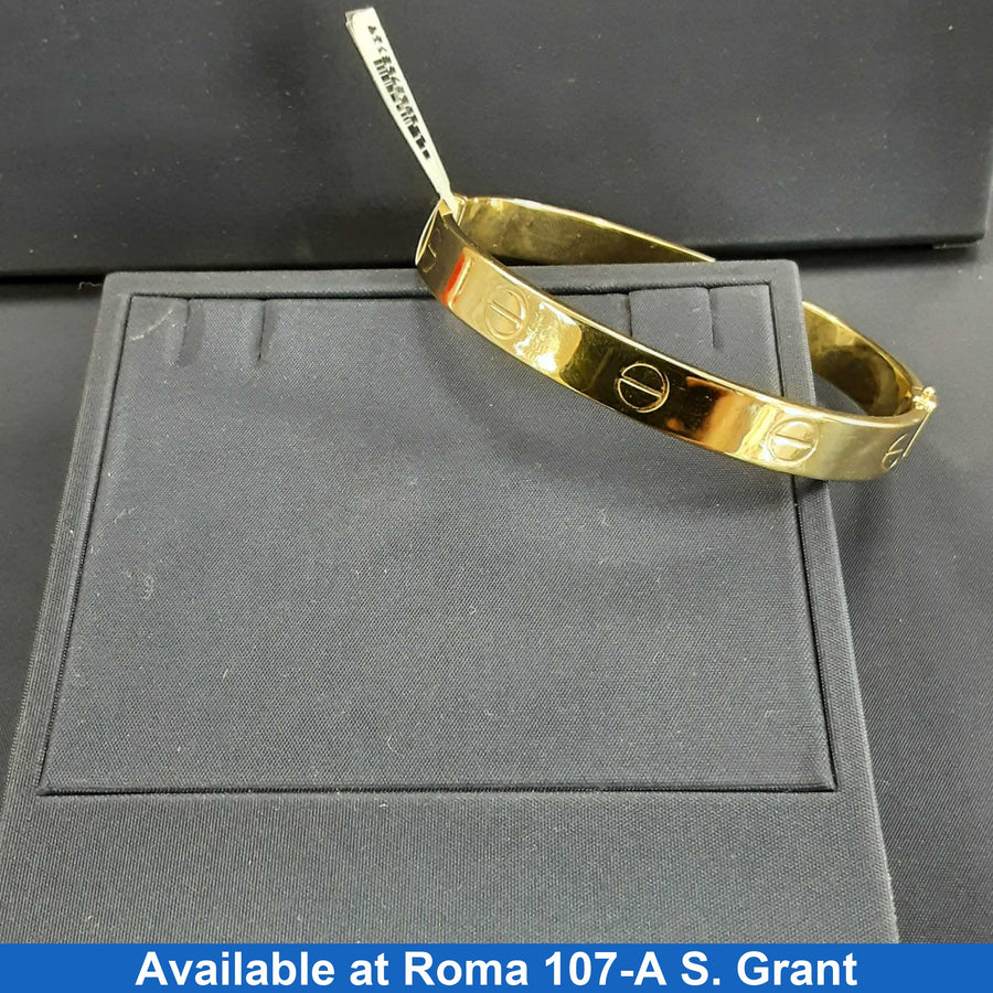 Bangle Bracelet - Yellow Gold 14k (.585) 12.3 grams 6 inch