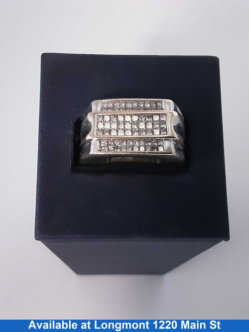 Men's Ring - White Gold 14k (.585) 11 grams Size 8