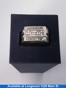 Men's Ring - White Gold 14k (.585) 11 grams Size 8