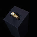 Ring - Engagement Set - Yellow Gold 14k (.585) 3.7 grams Size 7