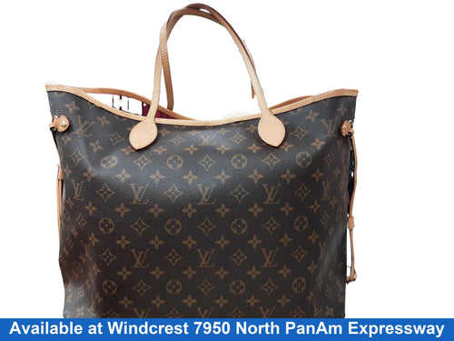 Louis Vuitton Neverfull Gm Brown Purse / Handbag