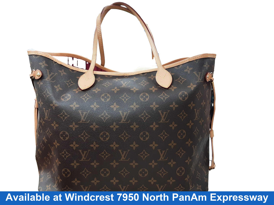 Louis Vuitton Neverfull Gm Brown Purse / Handbag