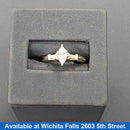 Ring - Wedding Set - White Gold 14k (.585) 3.2 grams Size 20