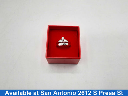 Ring - Engagement Set - White Gold 10k (.417) 4.4 grams Size 20