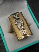 Men's Ring - Yellow Gold 14k (.585) 8.7 grams Size 10