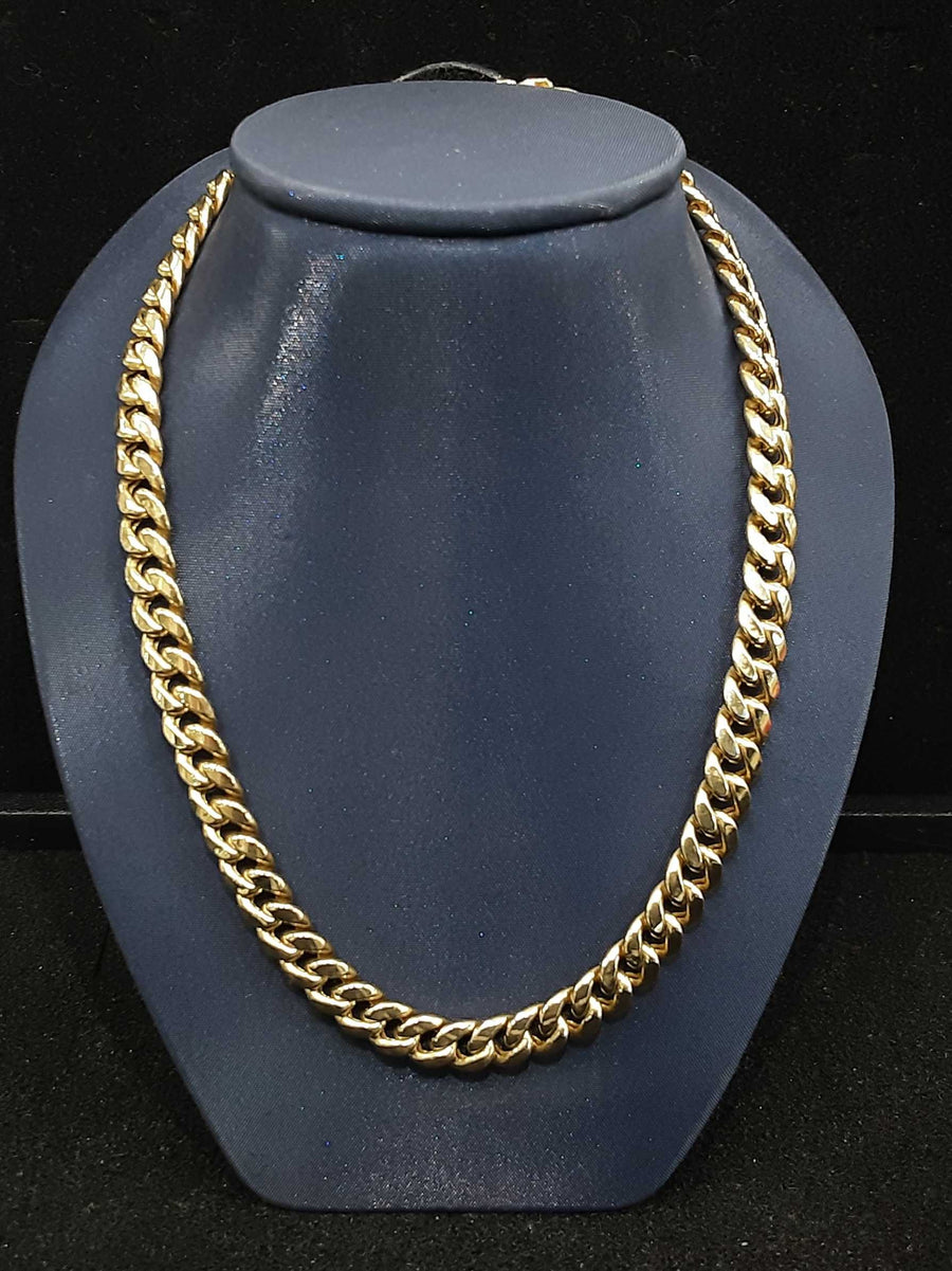 Cuban Link Chain - Yellow Gold 10k (.417) 25.4 grams 22 inch