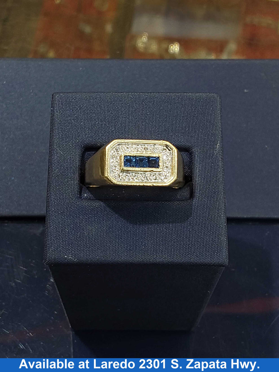 Men's Ring - Yellow Gold 14k (.585) 7.3 grams Size 6.5