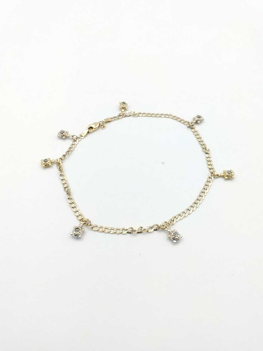Cuban Link Bracelet - Yellow Gold 14k (.585) 7 grams 10 inch