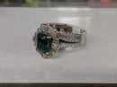 Women's Ring - Cliq White Gold 18k (.750) 15 Grams Size 6