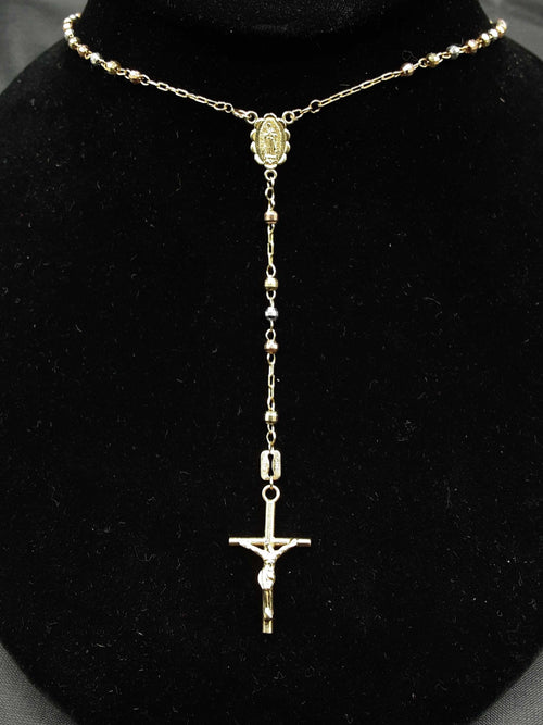 Religious Pendant - Tricolor Gold 14k (.585) 5.4 grams