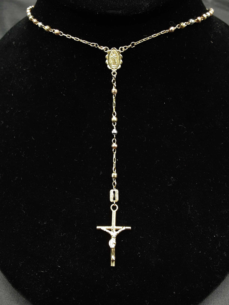 Religious Pendant - Tricolor Gold 14k (.585) 5.4 grams