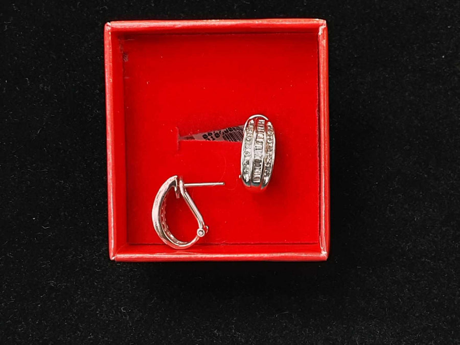Jacket Earrings - White Gold 10k (.417) 3.6 grams