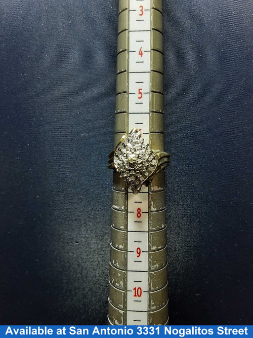 Women's Ring - Yellow Gold 10k (.417) 4.1 grams Size 20