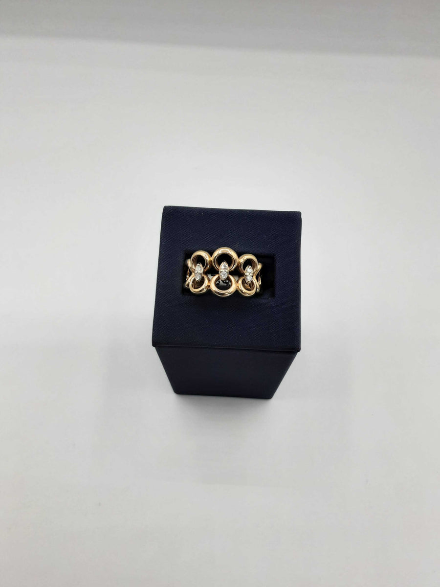 Women's Ring - Yellow Gold 14k (.585) 8.2 grams Size 10