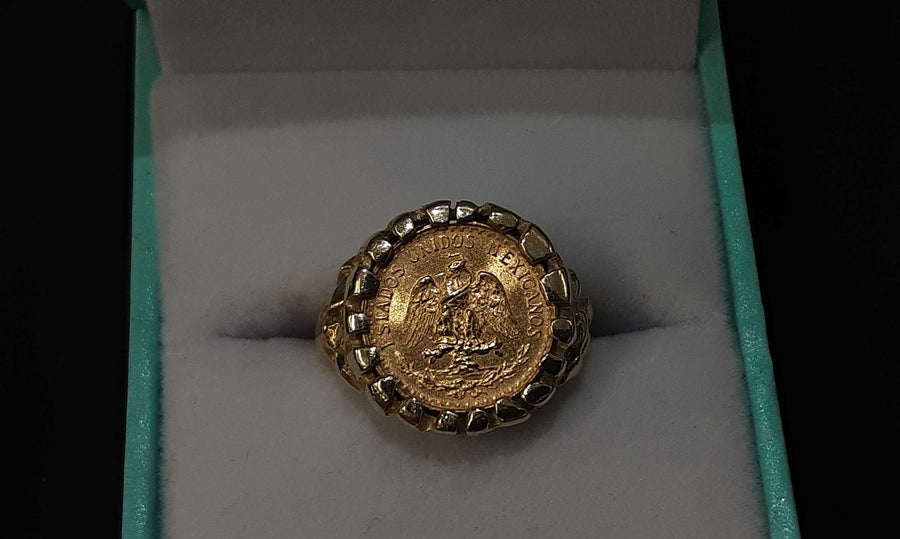 Men's Ring - Yellow Gold 14k (.585) 6.5 grams Size 20