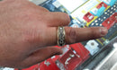 Ring - Wedding Band - White Gold 14k (.585) 10.6 grams Size 11.5
