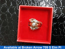 Women's Ring - Yellow Gold 10k (.417) 7.9 grams Size 6
