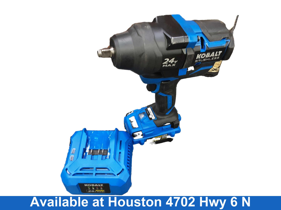 Kobalt Kxiw124b Blue Corded Impact Drill