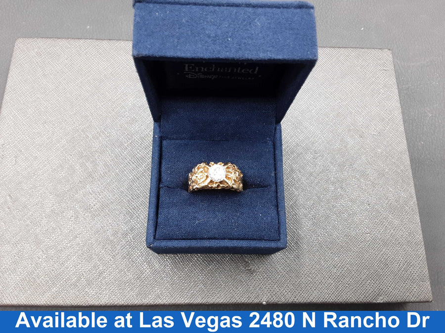 Men's Ring - Yellow Gold 10k (.417) 6.5 grams Size 20