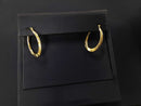 Bangle Earrings - Yellow Gold 10k (.417) 1 grams