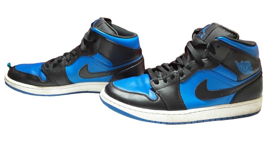 Jordan Jordan 1 Mid Black Royal Blue Blue