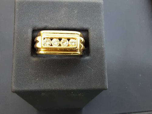 Men's Ring - Yellow Gold 14k (.585) 9.3 grams Size 8