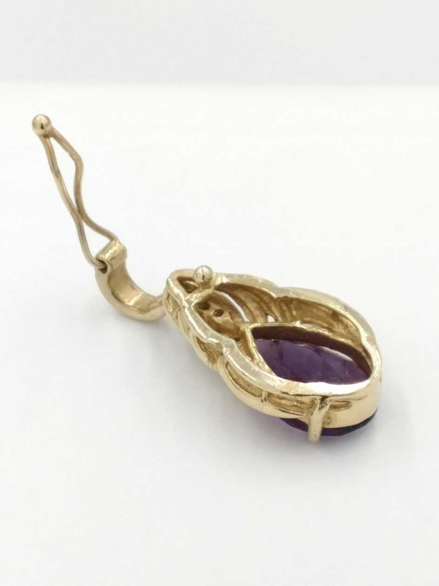 Diamond Pendant - Yellow Gold 14k (.585) 4 grams