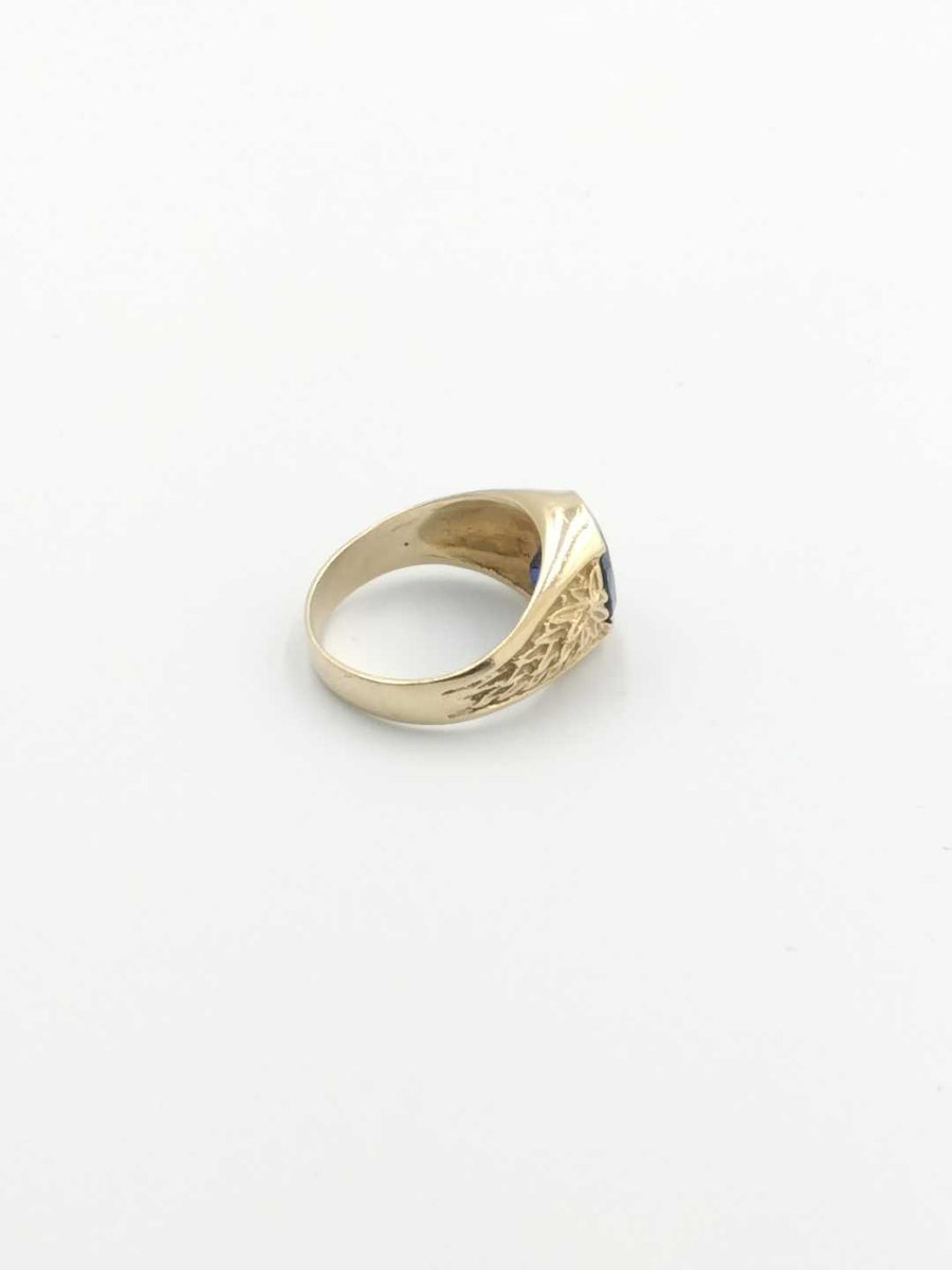 Men's Ring - Yellow Gold 14k (.585) 7.3 grams Size 9.5