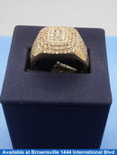 Men's Ring - Yellow Gold 10k (.417) 8.5 grams Size 11.5