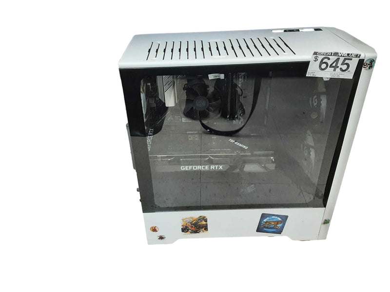 Skytech Stt-blaze-0630-c01 Amd Ryzen 5 128 Gb 16 Gb White Desktop