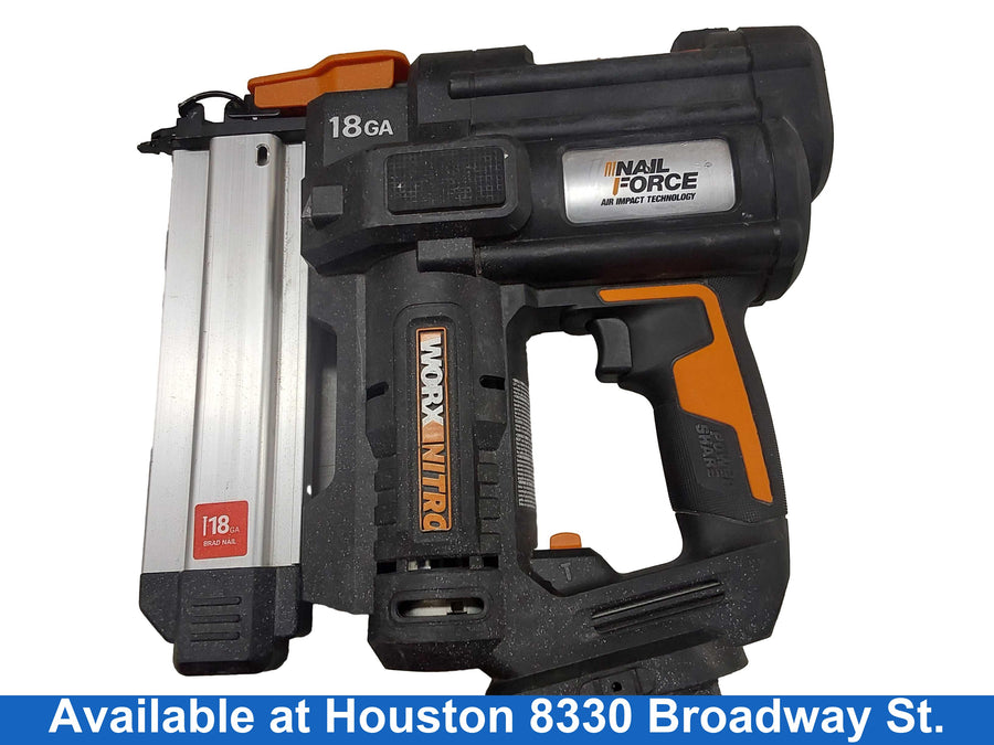 Worx Wx8421 Black Cordless Brad Nailer