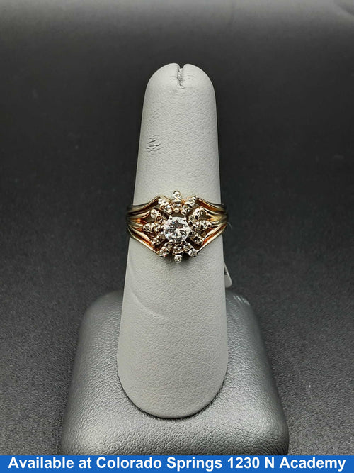 Women's Ring - Yellow Gold 14k (.585) 4.8 grams Size 7