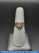 Women's Ring - Yellow Gold 14k (.585) 4.8 grams Size 7