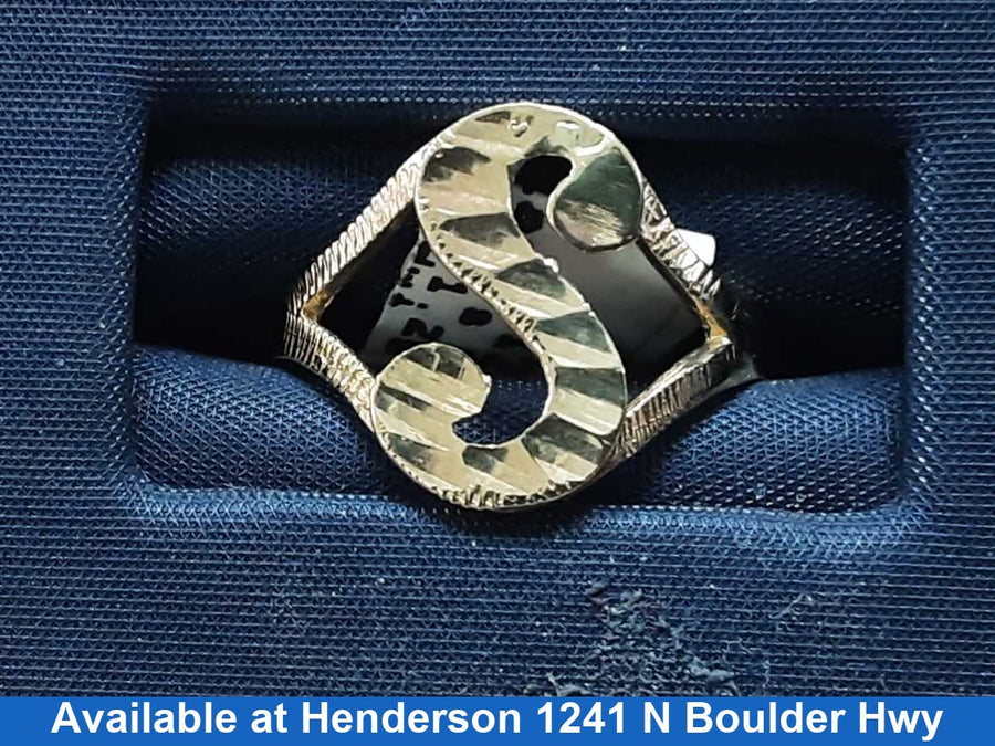 Women's Ring - Yellow Gold 10k (.417) 1.2 grams Size 20