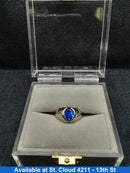 Blue Gem Stone Ring
