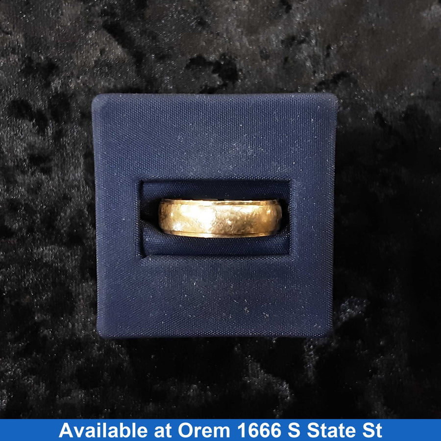 Ring - Wedding Band - Yellow Gold 14k (.585) 4.1 grams Size 8
