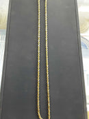 Rope Chain - Yellow Gold 10k (.417) 26.2 grams 24 inch