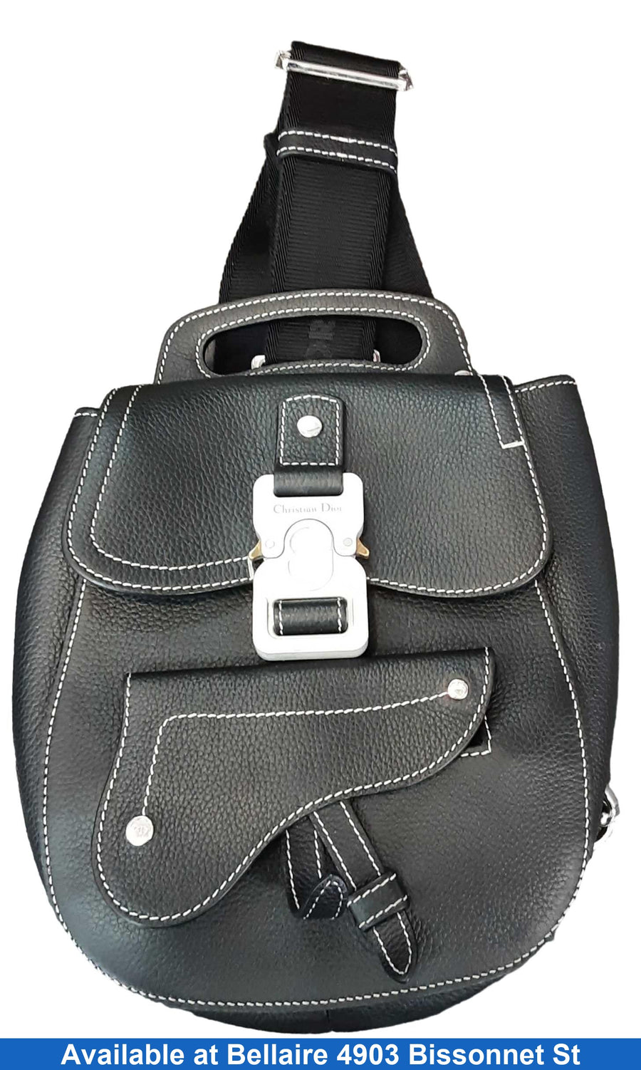 Christian Dior Mini Gallop Backpack Black Purse / Handbag