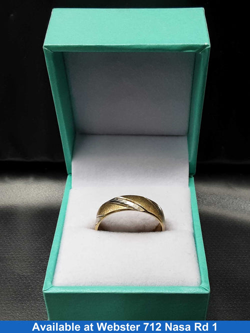 Men's Ring - Yellow Gold 10k (.417) 4.3 grams Size 9