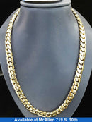Cuban Link Chain - Yellow Gold 14k (.585) 151.6 grams 10 inch